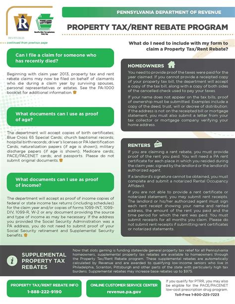 Property Tax Rebate Program .